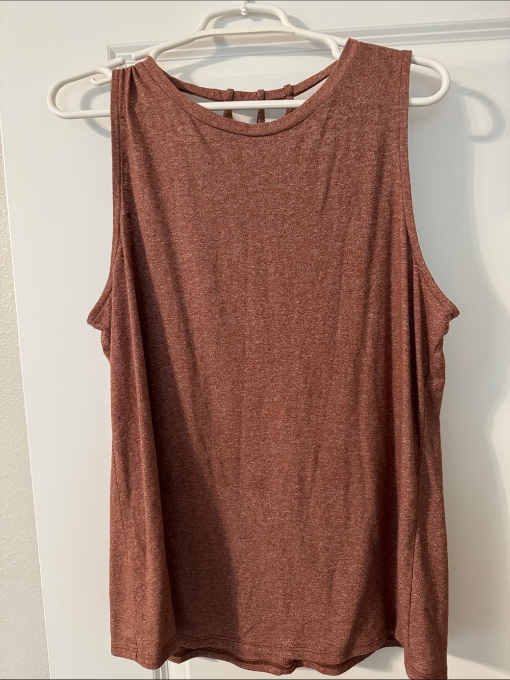 Denim 24/7 Rose-Toned Open-Back Tank Top